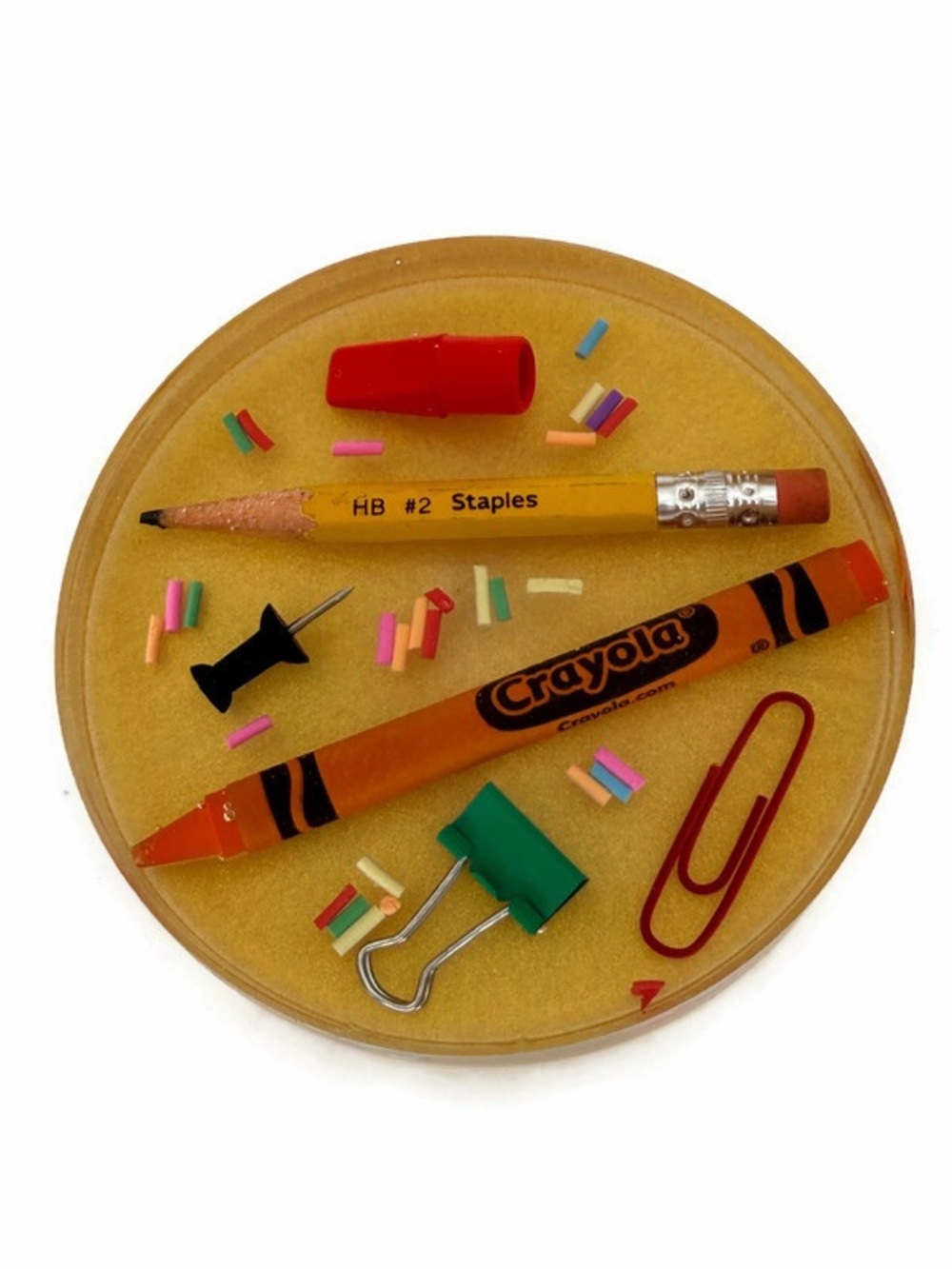 Crayola Decorative Resin Paper Weight Coaster